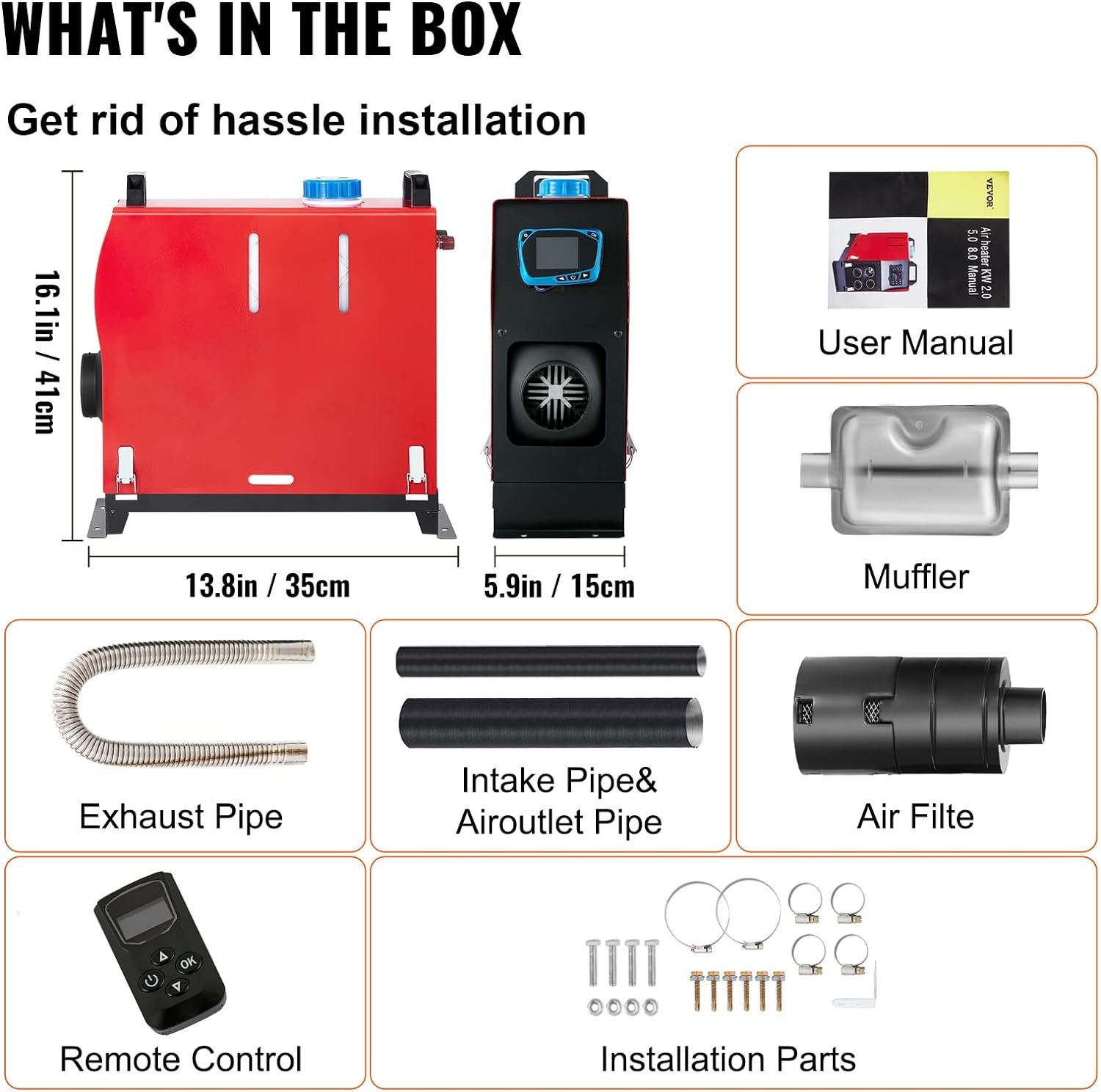 12 V 5KW All in One Bunk Parking Heater Review