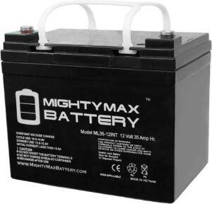 12 Volt 35 AMP Hour AGM Battery, Great for Chinese Diesel Heater Setups